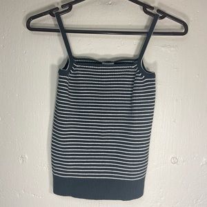 Dolce Fabuloso Striped Rib Cami Woman SZ M NWT